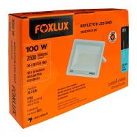 Kit 2 Refletor Led 100w 6500k Branco Bivolt Foxlux - 7