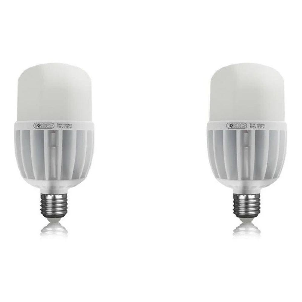 Kit 2 Lampada Led Alta Potencia 75w 6500k E-27 Bivolt Foxlux - 3