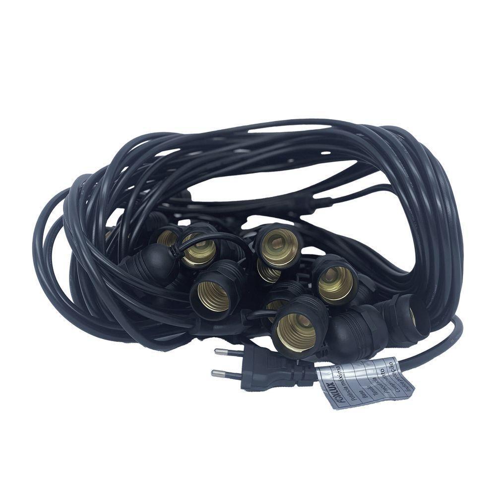 Varal De Luzes 30 M Bocal E-27 Bivolt Sem Lampadas Foxlux - 2