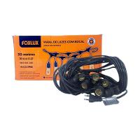 Varal De Luzes 30 M Bocal E-27 Bivolt Sem Lampadas Foxlux