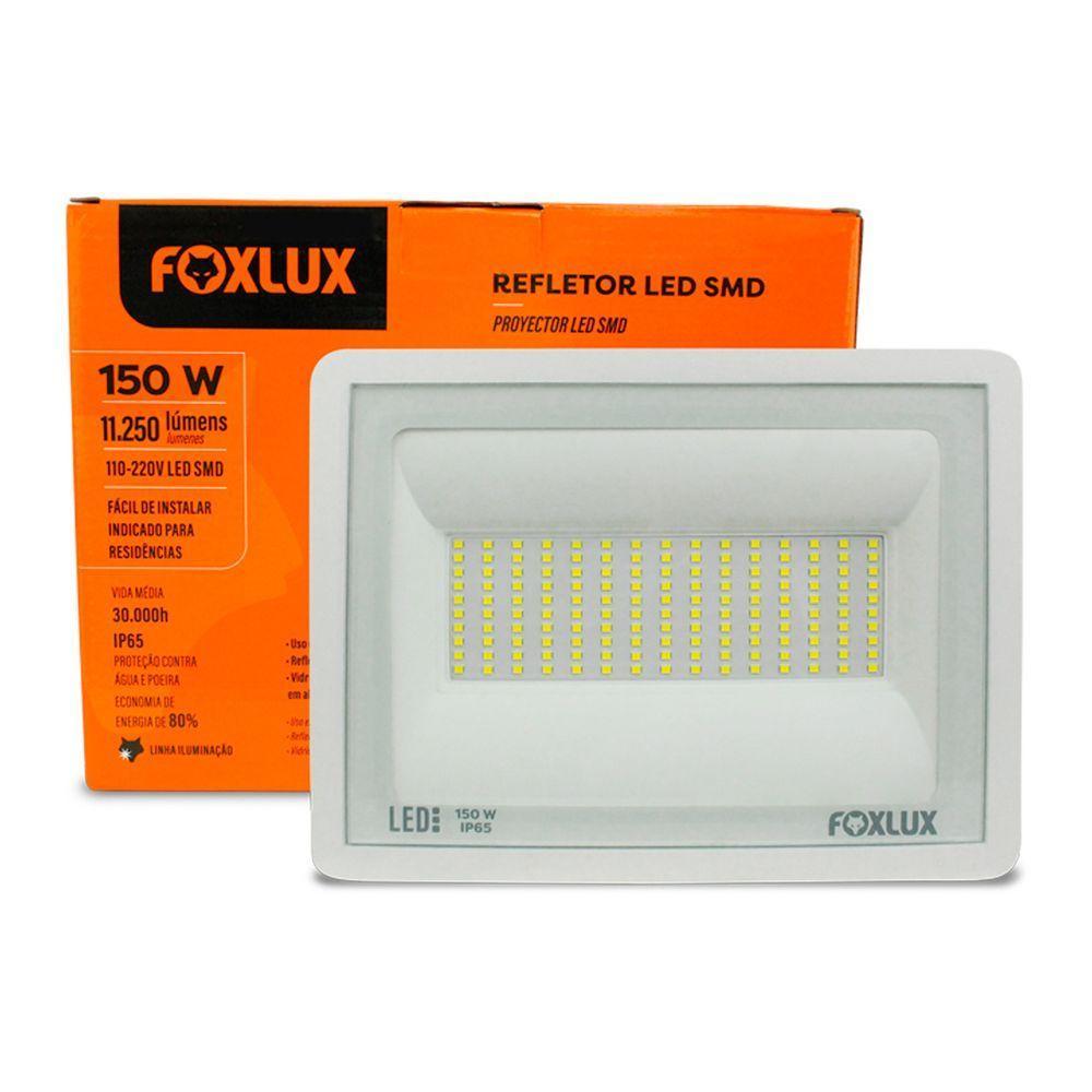 Refletor Led 150w 6500k Branco Bivolt Foxlux - 1