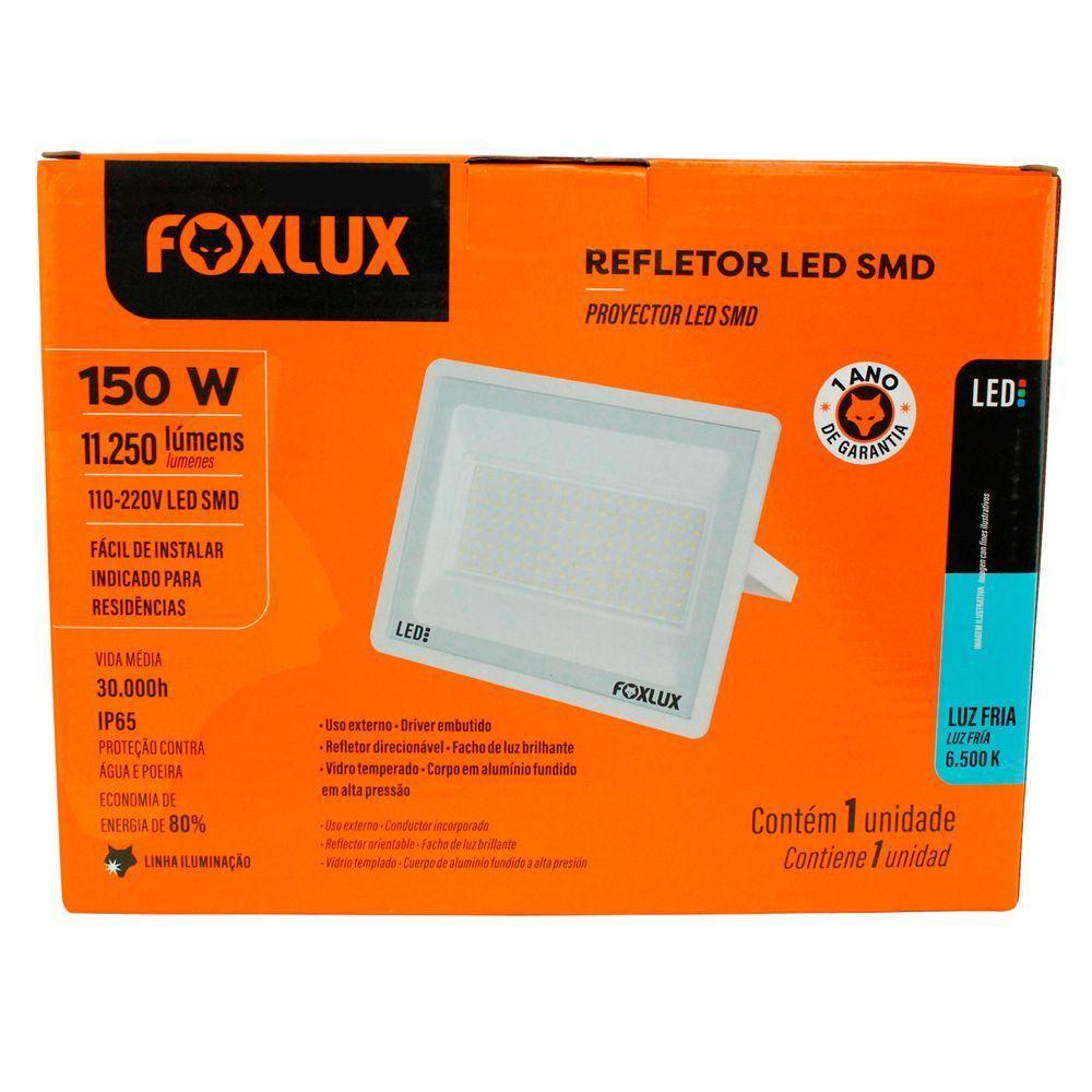 Refletor Led 150w 6500k Branco Bivolt Foxlux - 4