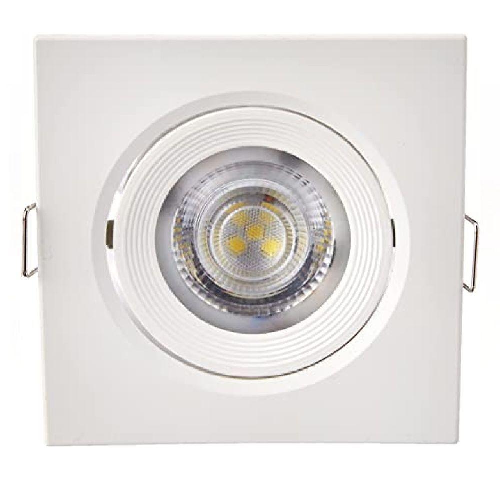 Spot Led De Embutir Quadrado 5w 6500k Bivolt Foxlux - 1