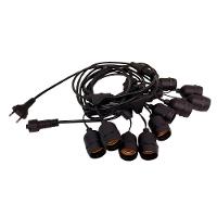 Varal De Luzes 10m Bivolt Com 10 Lâmpadas Amarelas 127v Foxlux - 3