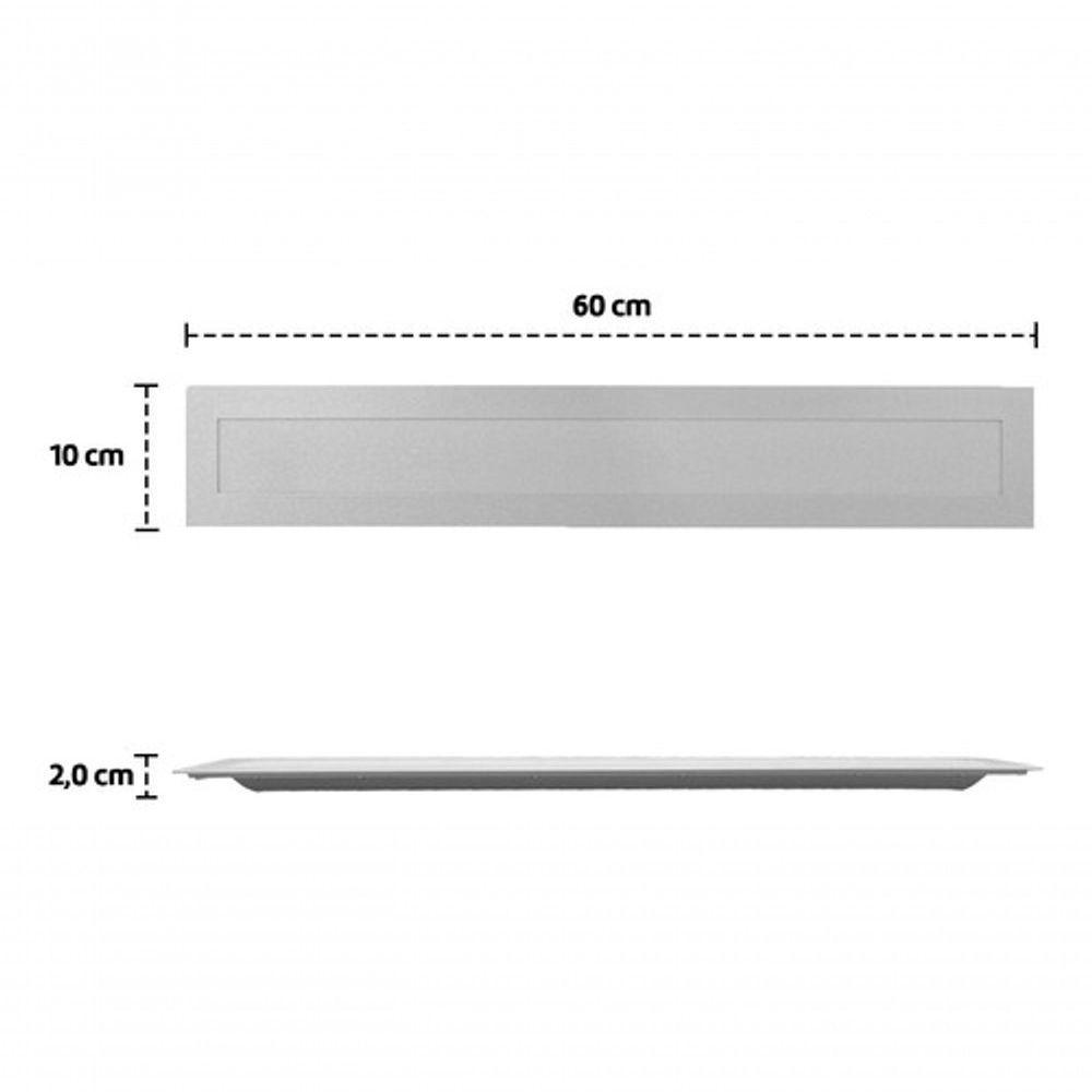 Painel Led 60x10 Retangular Branco Embutir 18w 4000k Foxlux - 3
