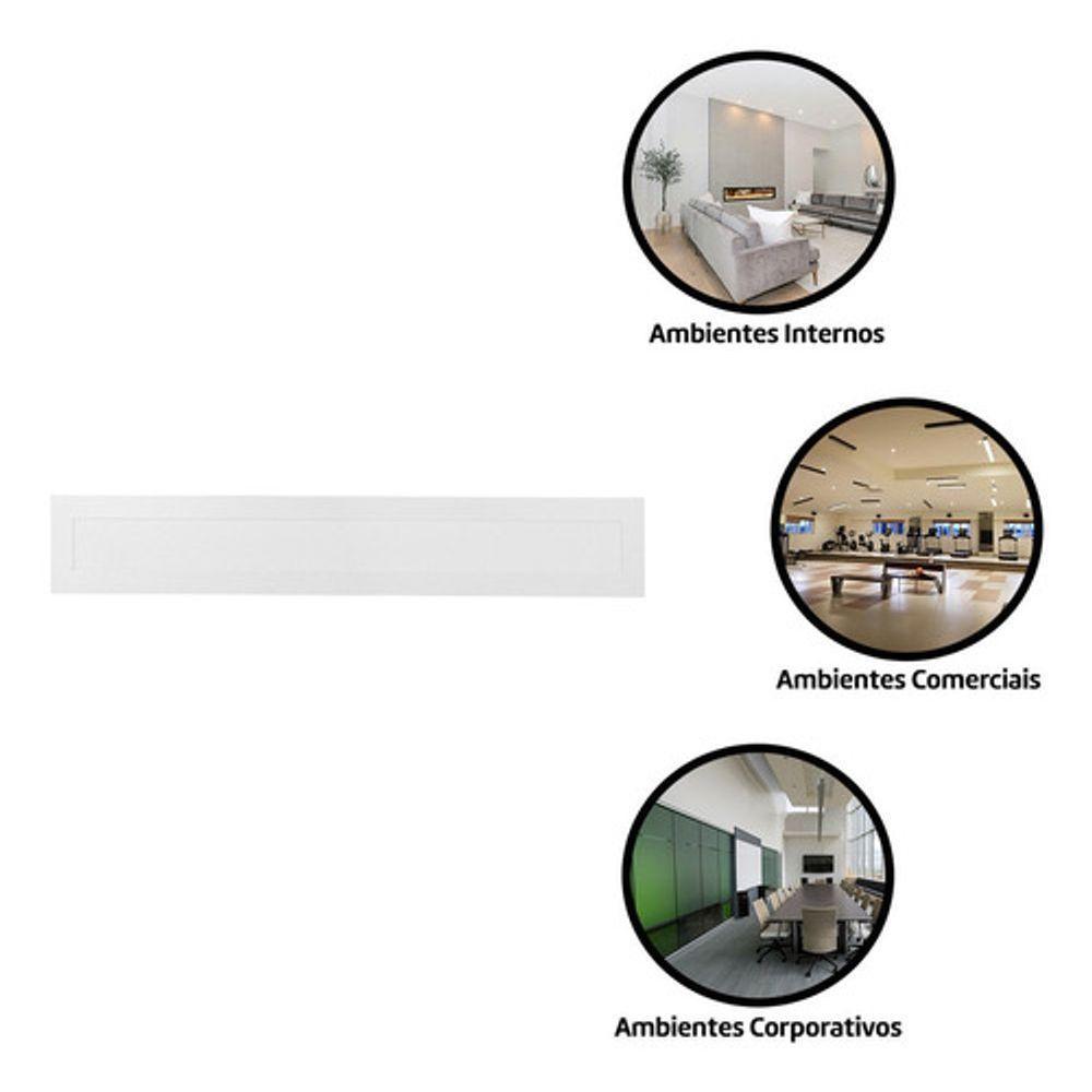 Painel Led 60x10 Retangular Branco Embutir 18w 4000k Foxlux - 4