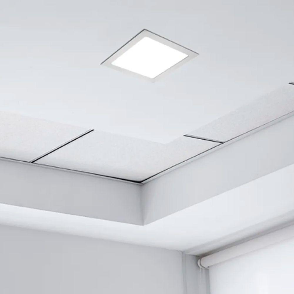 Painel Led 40x40 Quadrado Branco Embutir 30w 6500k Foxlux - 4