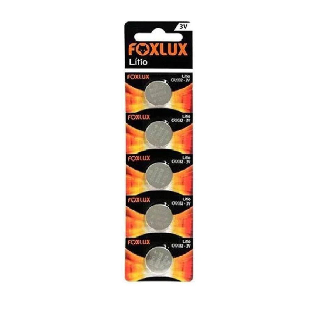 Bateria De Litio 3v Cr2025 Com 5 Unidades Foxlux - 1