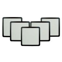 Kit 5 Painel Led 20,4x20,4 Quadrado Preto Sobrepor 18w 6500k Foxlux - 1