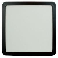 Kit 5 Painel Led 20,4x20,4 Quadrado Preto Sobrepor 18w 6500k Foxlux - 2