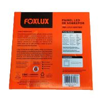 Painel Led 15,6x15,6 Quadrado Branco Sobrepor 12w 6500k Foxlux - 3