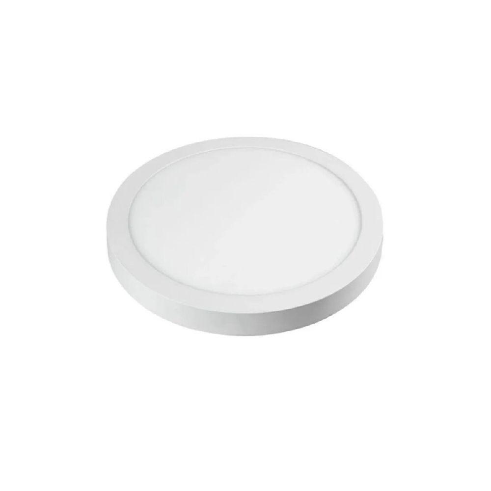 Painel Led 20,4x20,4 Redondo Branco Sobrepor 18w 3000k Foxlux - 1