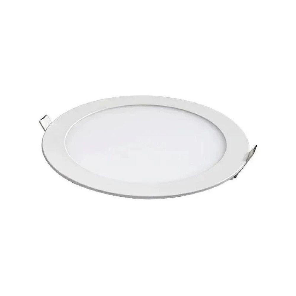 Painel Led 22x22 Redondo Branco Embutir 18w 3000k Foxlux - 1