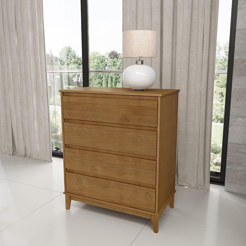 Cômoda Prata 4 Gavetas - Freijó - 2