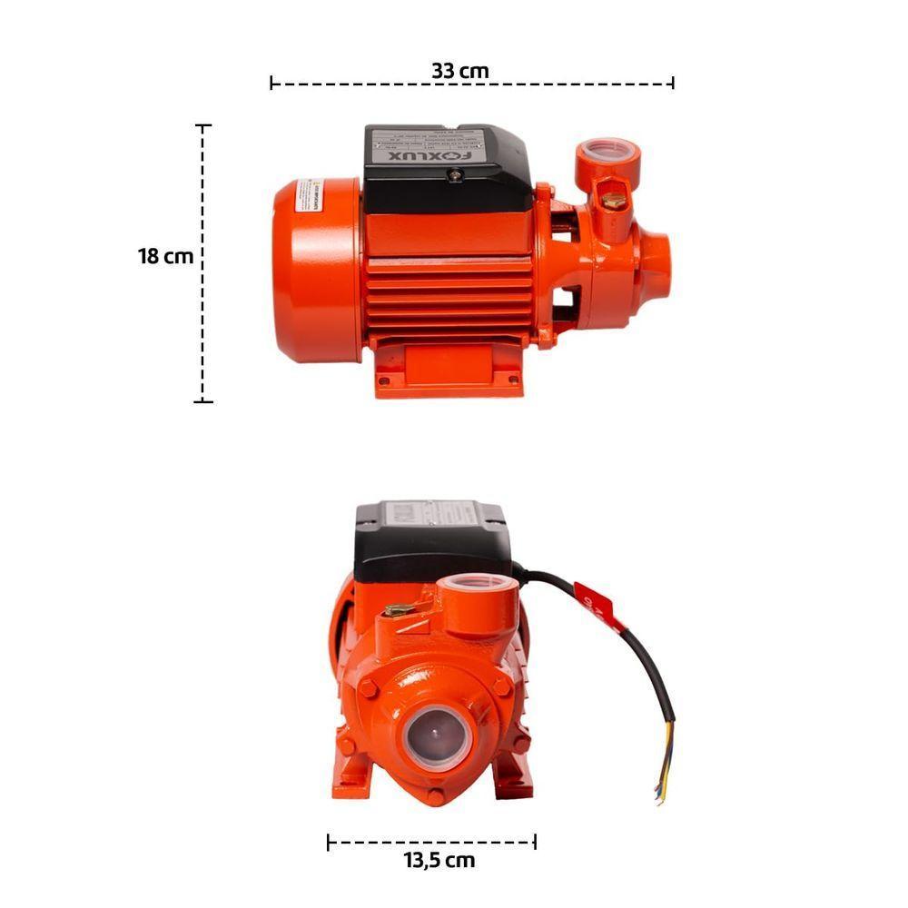 Bomba D'água Periférica 1 Cv 750w Bivolt 2 Unidades Foxlux - 7