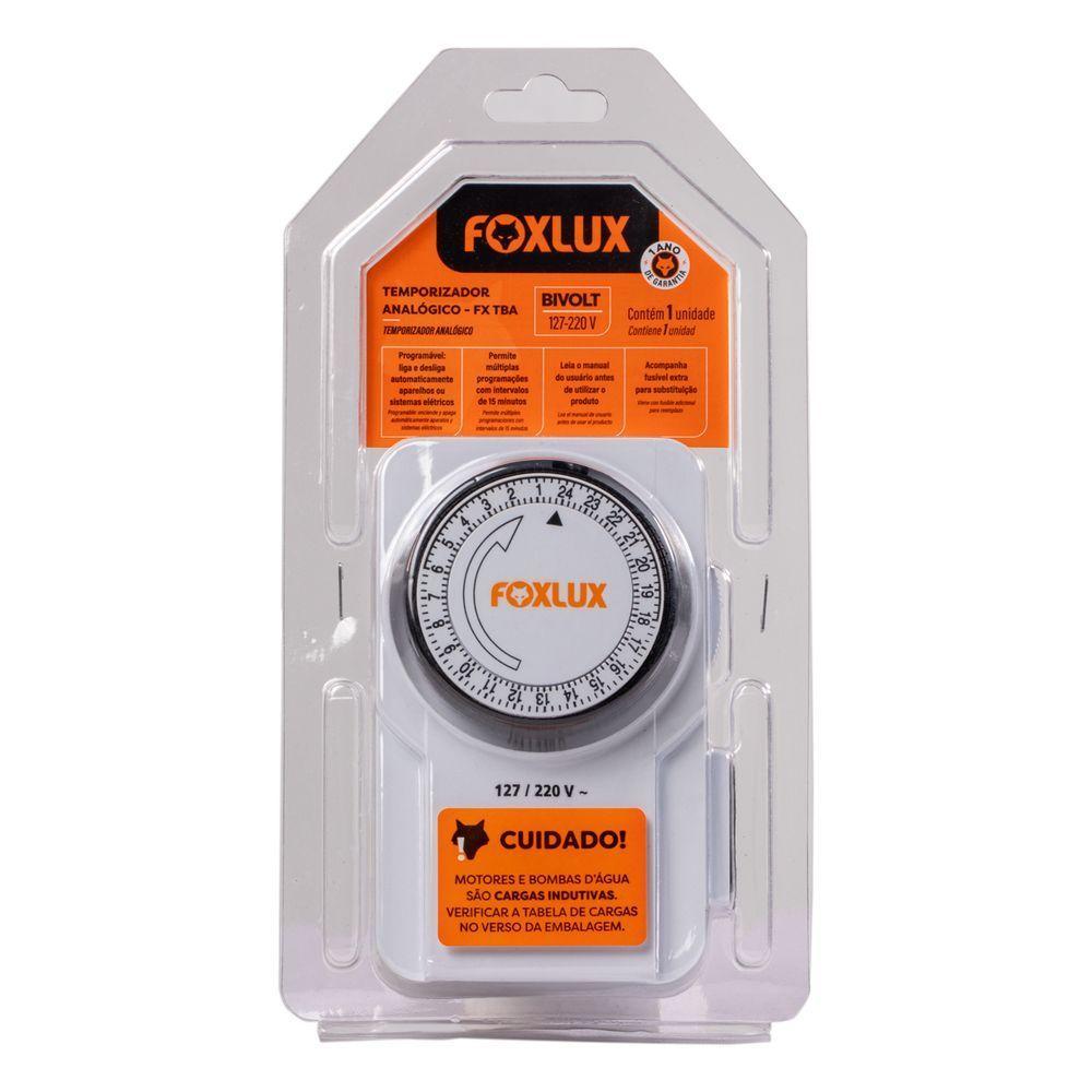Timer Temporizador Programador Analógico Bivolt Foxlux - 1