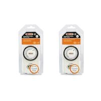 Kit 2 Timer Temporizador Programador Analógico Bivolt Foxlux - 2