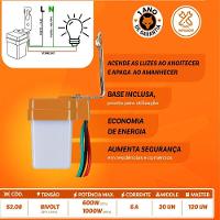 Kit 2 Relé Fotoelétrico Cinza Com Base Bivolt 6a Foxlux - 7