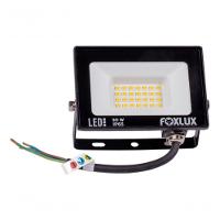 Refletor Led 30w 3000k Preto Bivolt Foxlux - 1