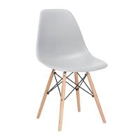 Conjunto Mesa Eames Preta 120cm + 4 Cadeiras Cinza - 2