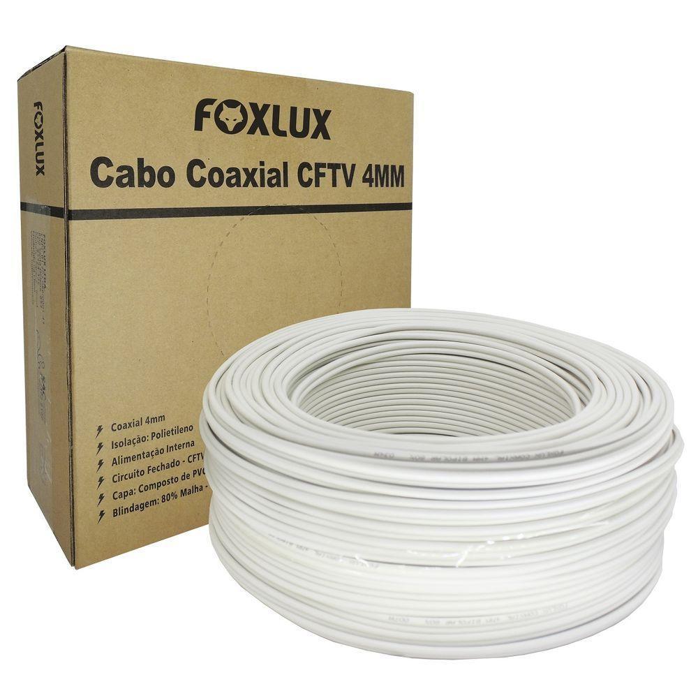 Cabo Coaxial 100m Rg 6 95% Foxlux - 5