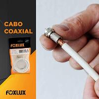 Cabo Coaxial 100m Rg 6 95% Foxlux - 3