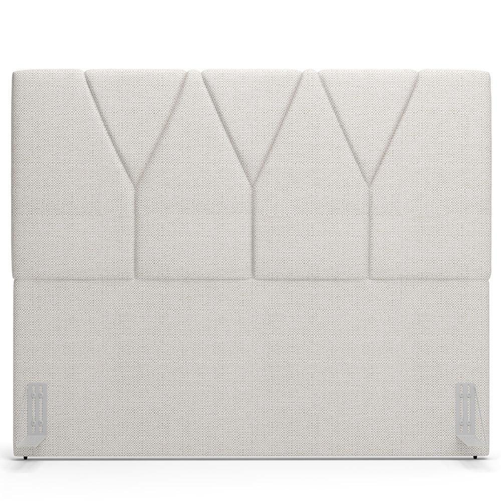 Cabeceira Cama Box Casal King 195cm Aura Linho W01 Champanhe - Mpozenato - 6