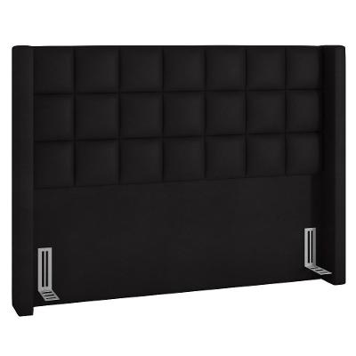 Cabeceira Cama Box Queen 160cm Pisa P02 Sintético Preto - Mpozenato