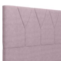 Cabeceira Cama Box Casal King 195cm Aura Suede W01 Rosê - Mpozenato - 5