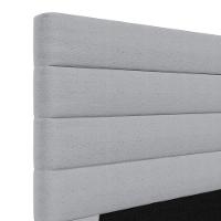 Cabeceira Cama Box Casal 140cm Rubi W01 Linho Cinza - Mpozenato - 3