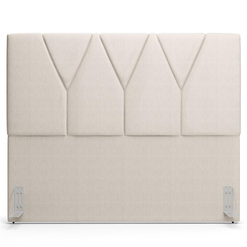 Cabeceira Cama Box Casal 140cm Aura Linho W01 Cru - Mpozenato - 6