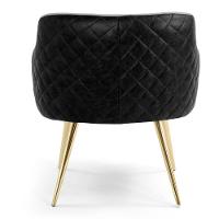 Kit 2 Poltronas Decorativas Pés Palito Metalizado Jade Corano C-05 Linho D-315 Cinza Claro - Domi - 6