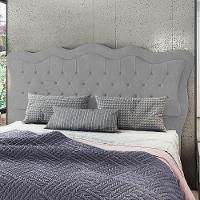 Cabeceira Casal Queen Cama Box 160cm Oregon Z04 Veludo Cinza - Mpozenato - 2