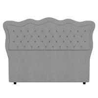 Cabeceira Casal Queen Cama Box 160cm Oregon Z04 Veludo Cinza - Mpozenato - 6