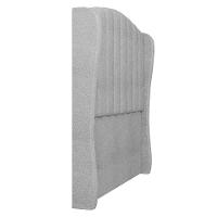 Cabeceira Casal Queen Cama Box 160cm Glenda Z04 Boucle Cinza - Mpozenato - 7