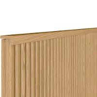 Cabeceira De Madeira Para Cama Box Casal E Queen 241cm Palmeira L06 Carvalho - Mpozenato - 3