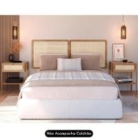 Cabeceira Casal E Queen Com 2 Mesas Laterais Arlo A10 Hanover/dourado - Mpozenato - 2