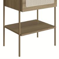 Cabeceira Casal E Queen Com 2 Mesas Laterais Arlo A10 Hanover/dourado - Mpozenato - 10