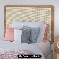 Cabeceira Cama Solteiro Painel Arlo Palinha Hanover - Mpozenato - 2