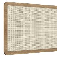 Cabeceira Cama Solteiro Painel Arlo Palinha Hanover - Mpozenato - 6