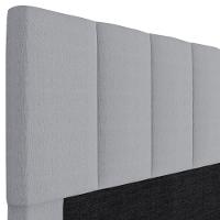 Cabeceira Cama Box Casal Queen 160cm Pérola W01 Linho Cinza - Mpozenato - 3