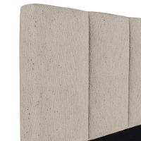 Cabeceira Cama Box Solteiro 90cm Pérola W01 Linho Bege - Mpozenato - 3