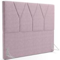 Cabeceira Cama Box Casal Queen 160cm Aura Suede W01 Rosê - Mpozenato - 1