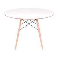 Conjunto Mesa Eames Branca 90cm + 4 Cadeiras Cinza - 3