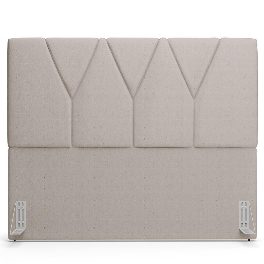 Cabeceira Cama Box Casal 140cm Aura Linho W01 Bege - Mpozenato - 6