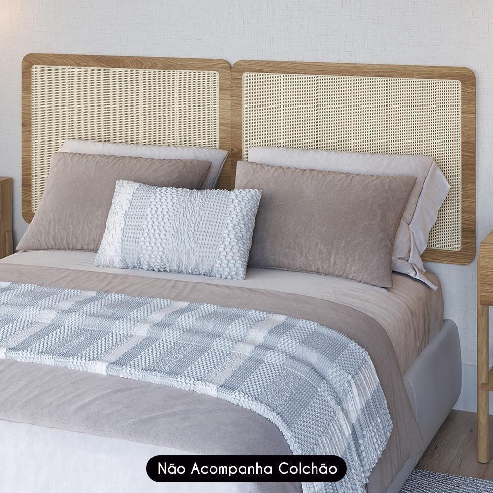 Cabeceira Cama Casal E Queen Arlo A10 Palinha Hanover - Mpozenato - 2