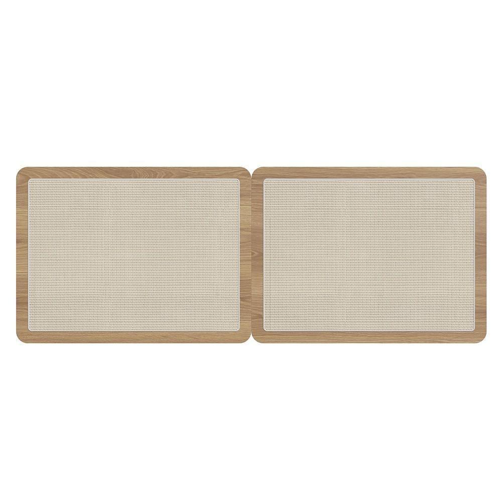 Cabeceira Cama Casal E Queen Arlo A10 Palinha Hanover - Mpozenato - 5