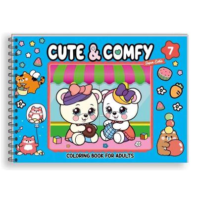 Livro De Colorir Cute & Comfy Super Extra Capa Dura Edição 7