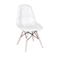 Conjunto Mesa Eames 90cm + 4 Cadeiras Eames Branca - 2