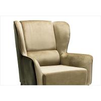 Kit 2 Poltronas Decorativas Base Madeira Milena Composê B-98/c-68 - Domi - 3